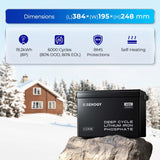 48V 50Ah Core Series Deep Cycle Lithium Iron Phosphate Battery