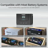 60 amp solar charge controller adaptable to different systems