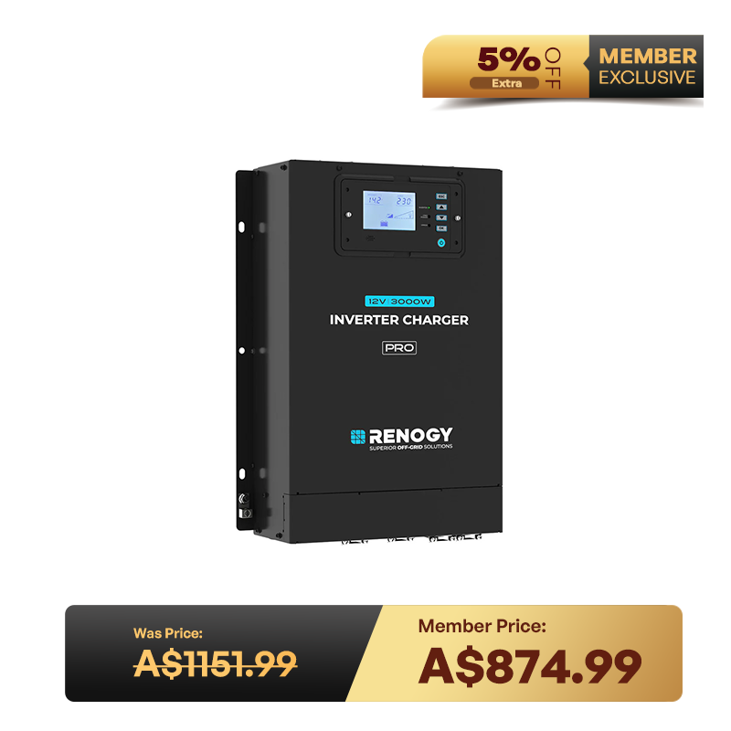 Renogy Pro 12V 3000W HF Inverter Charger