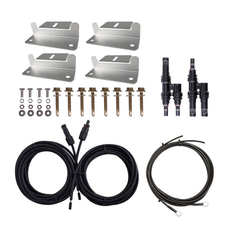 Wiring and Mounting Kit For 400W Solar Setup