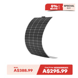 200 Watt 12 Volt Flexible and Lightweight Monocrystalline Solar Panel