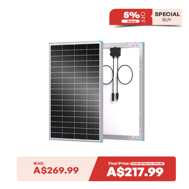 Renogy 16BB N-Type 175 Watt 12V Solar Panel