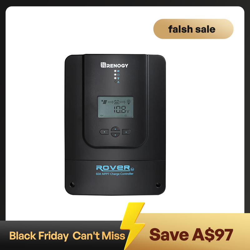Rover Li 60A 12/24/36/48V MPPT Solar Charge Controller