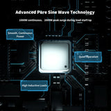 Renogy 1000W Inverter with Advanced Pure Sine Wave Technology