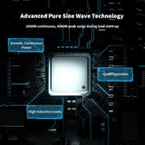 Renogy 2000W Inverter with Advanced Pure Sine Wave Technology
