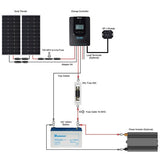 200W Premium Solar Kit Wiring Diagram