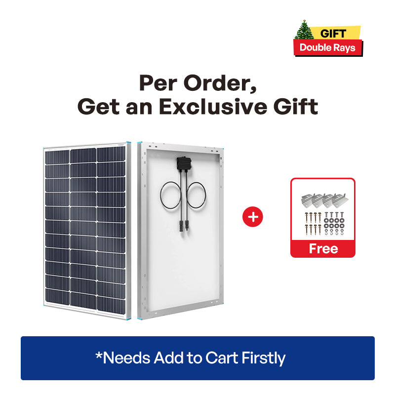 Renogy 16BB N-Type 100 Watt Solar Panel