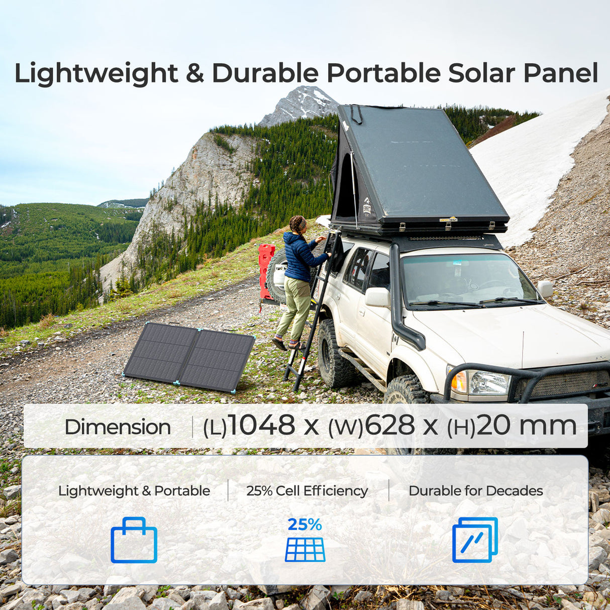 Renogy 100W N-type compact Suitcase