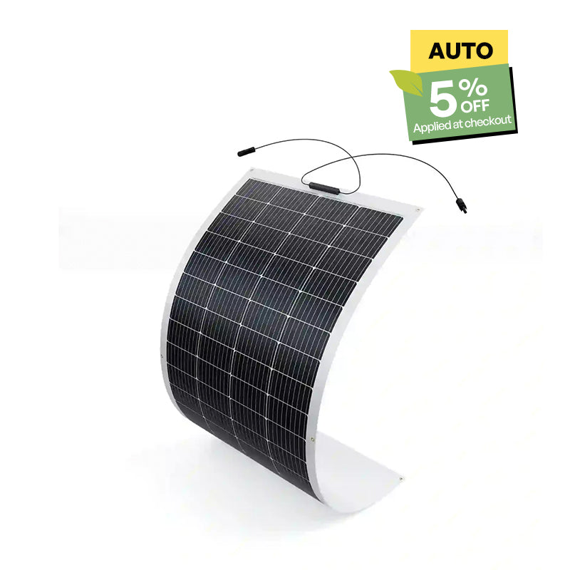 200 Watt 12 Volt Flexible and Lightweight Monocrystalline Solar Panel
