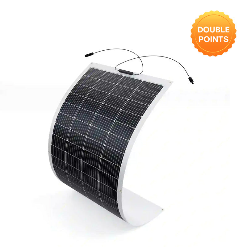 200 Watt 12 Volt Flexible and Lightweight Monocrystalline Solar Panel