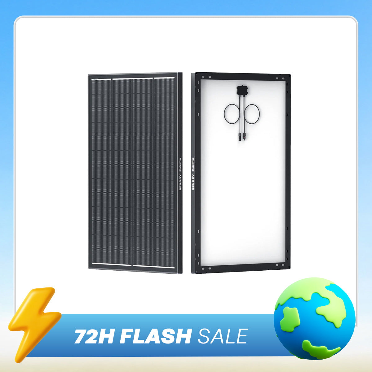 ShadowFlux™ 120W/200W Anti-Shading N-Type Solar Panel