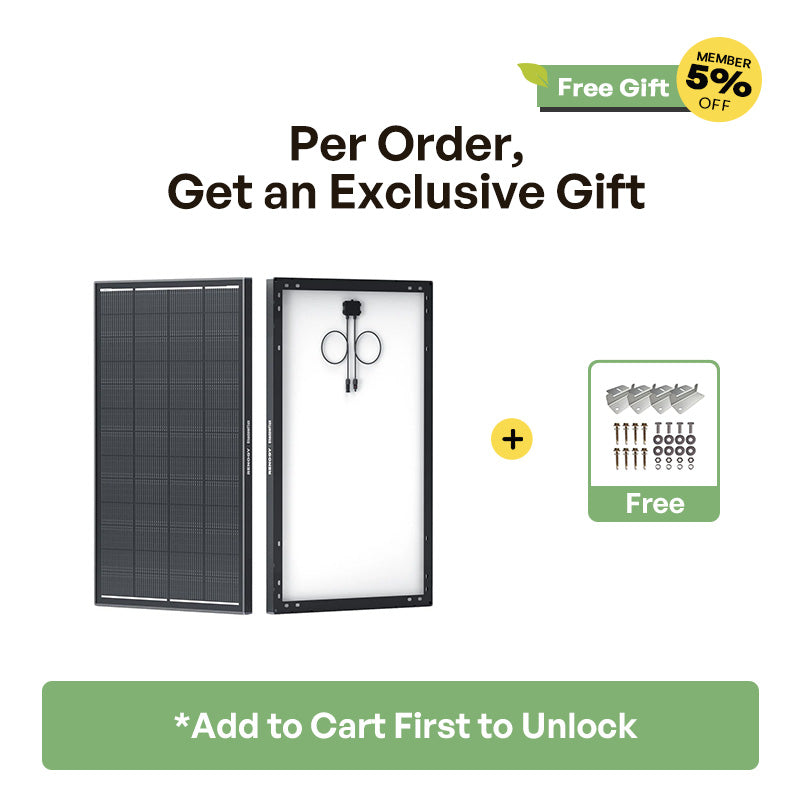 ShadowFlux 120W/200W Anti-Shading N-Type Solar Panel