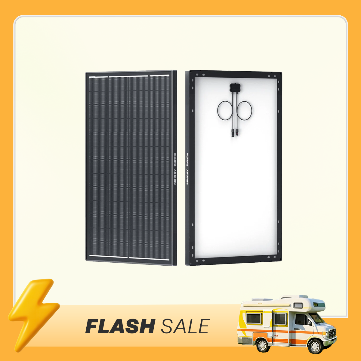 ShadowFlux 120W/200W Anti-Shading N-Type Solar Panel