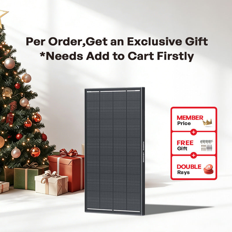 Renogy 200W 120W ShadowFlux Anti-Shading N-Type Solar Panel