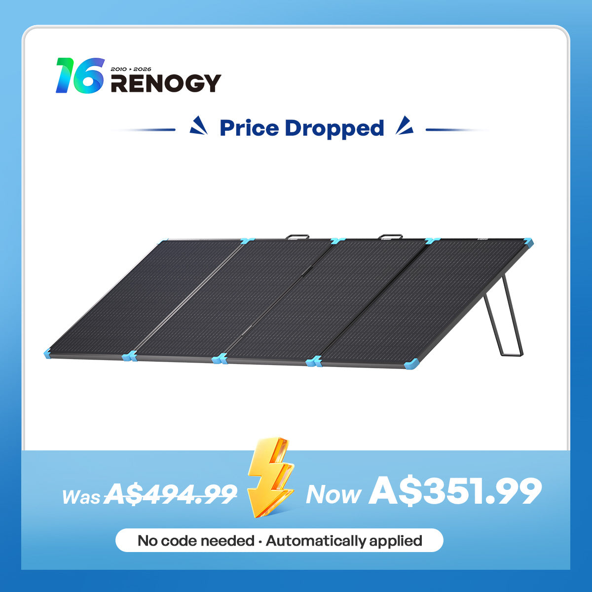 100W/220W/300W/400W Lightweight Portable Solar Panel Suitcase