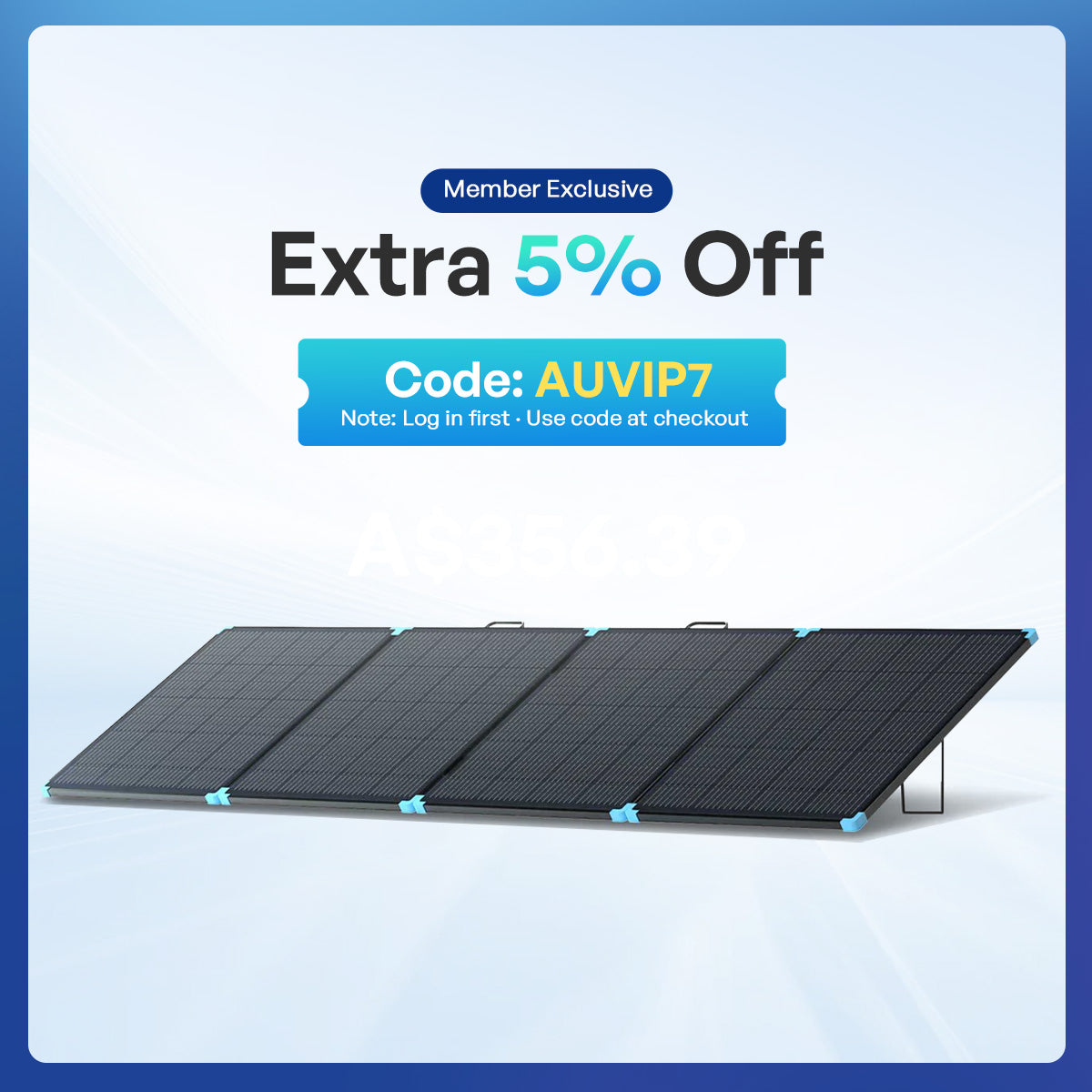 100W/220W/300W/400W Lightweight Portable Solar Panel Suitcase