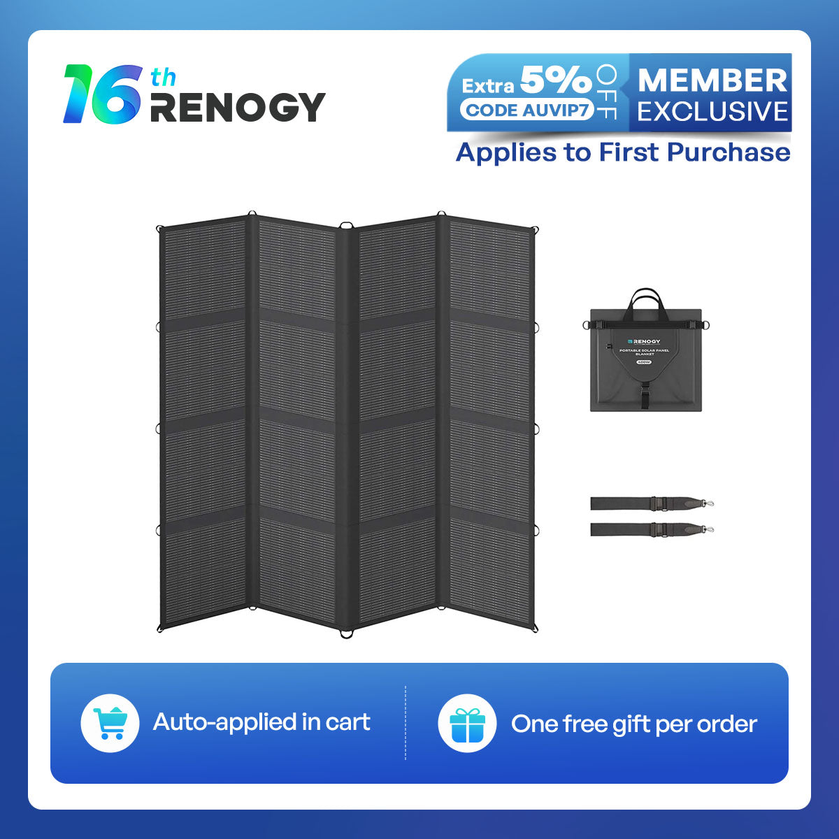 400W Lightweight N-type Portable Solar Panel Blanket