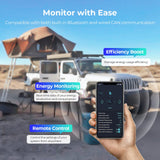 Renogy IP67 50A DC-DC Battery Charger with MPPT Monitor with Ease