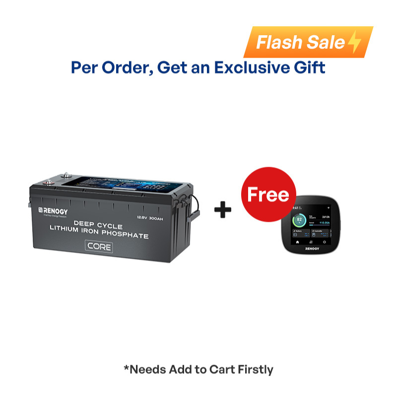 12V 300Ah Core Series Deep Cycle Lithium Iron Phosphate Battery w/Self-Heating