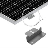 Renogy Solar Panel Mounting Z Bracket -- Set of 4