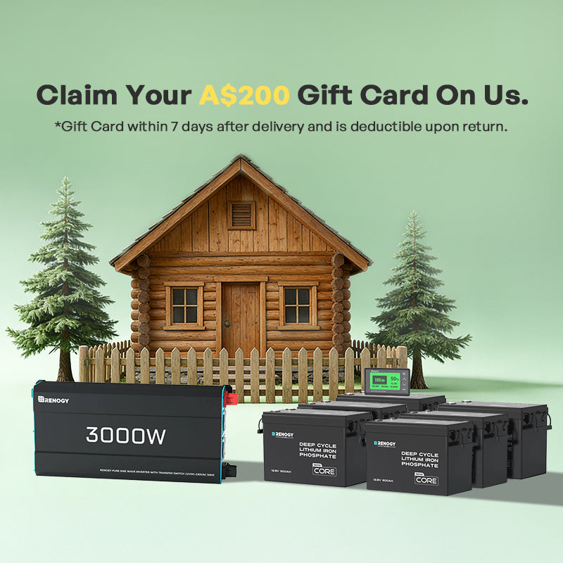 Renogy 23.04kWh Off-Grid Power Kit | 3000W Inverter, 60A MPPT, ShadowFlux Anti-Shading Panels