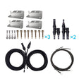 renogy Wiring and Mounting Kit For 300W Solar Setup