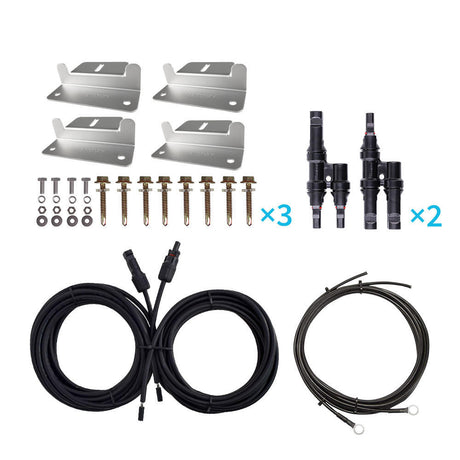 renogy Wiring and Mounting Kit For 300W Solar Setup