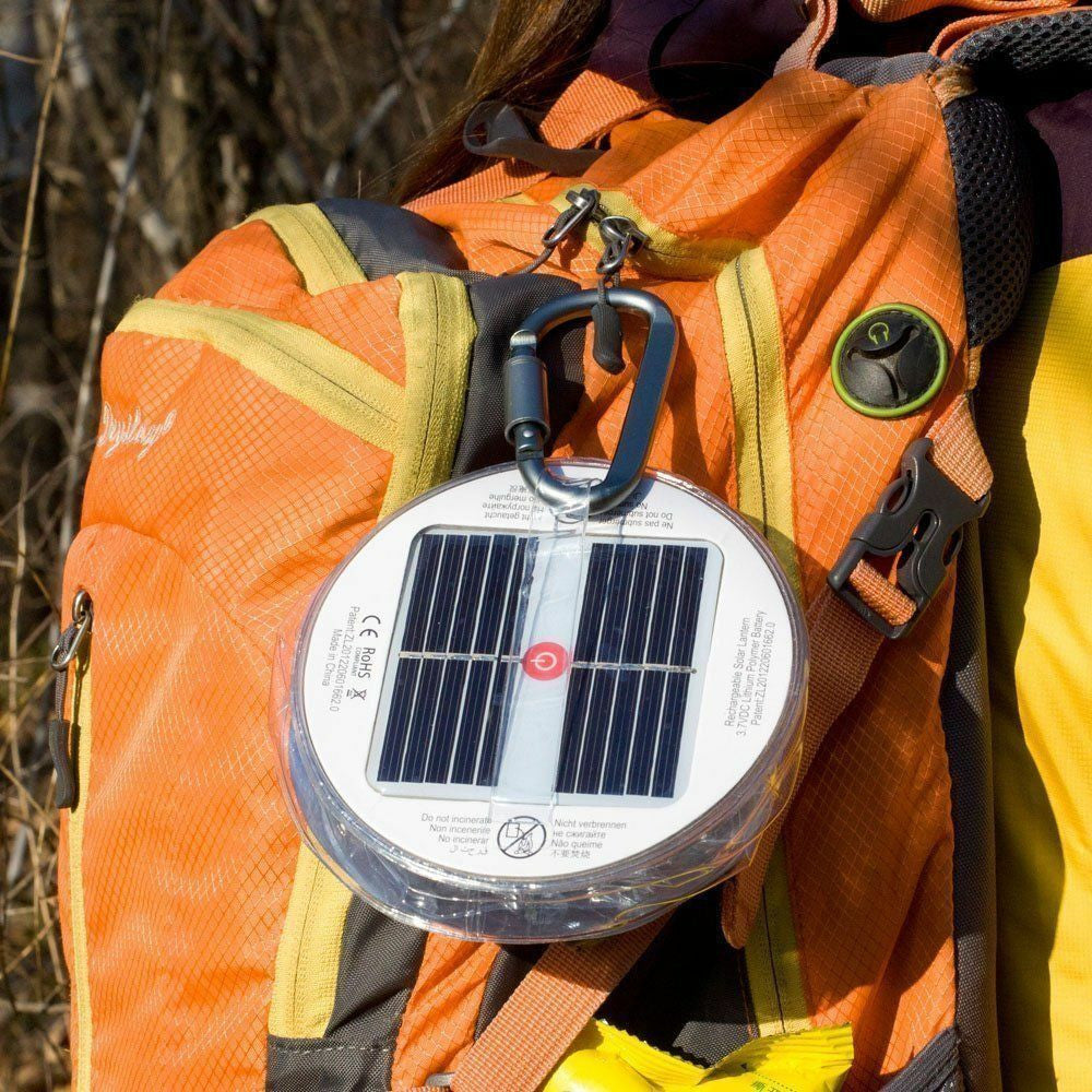 Solar Powered Inflatable LED Lantern