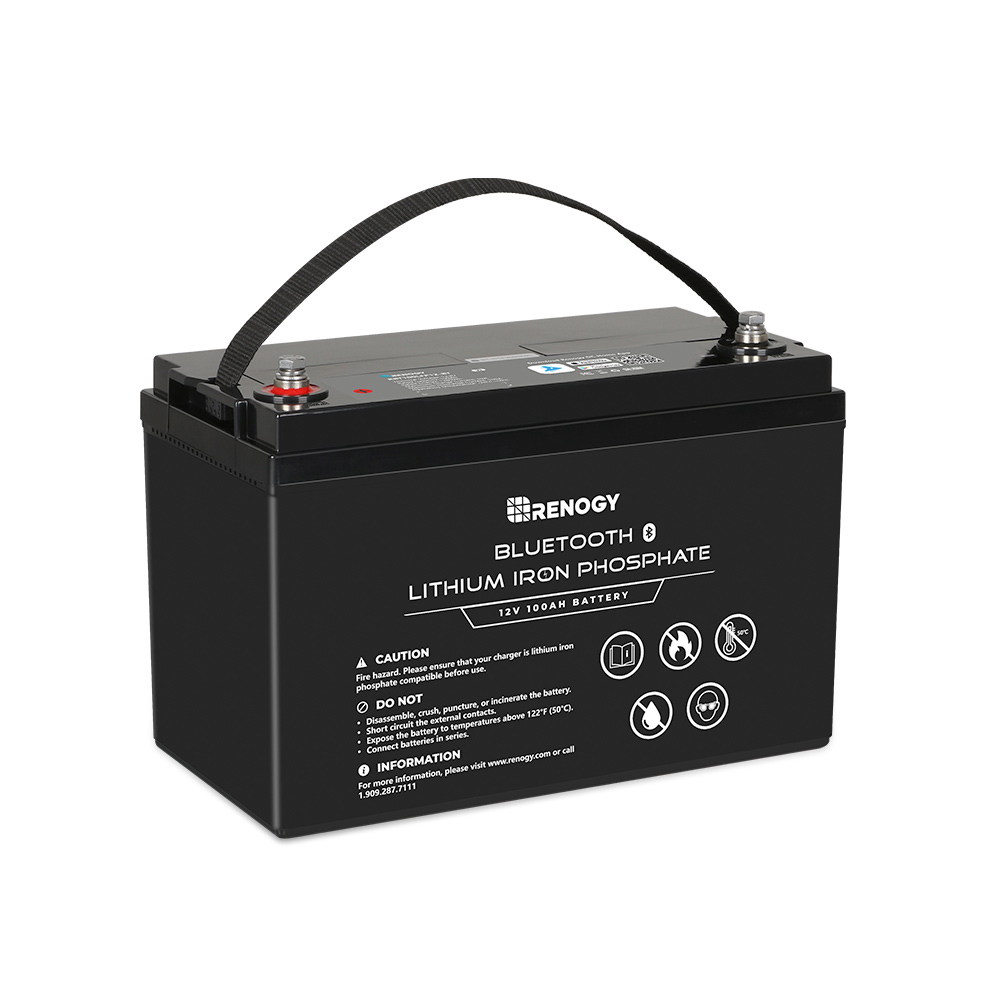 Renogy 12V 100Ah Rechargeable Deep Cycle Pure Gel Battery 